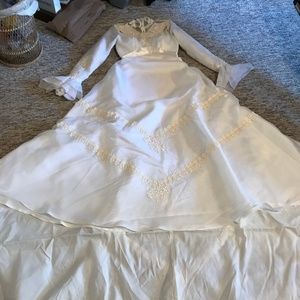 Wedding Dress and Veil